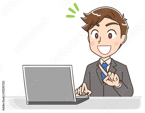 ビジネスマン スーツ 男 イラスト素材 かわいい マンガ Buy This Stock Vector And Explore Similar Vectors At Adobe Stock Adobe Stock