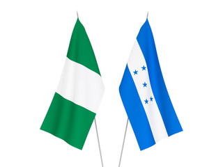 Honduras and Nigeria flags