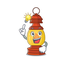 Poster - Have an idea lantern Scroll cartoon character design