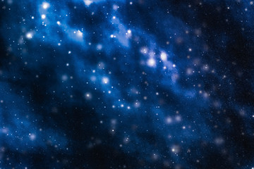 Wall Mural - stars, planet and galaxy in cosmos universe, space and time travel science background