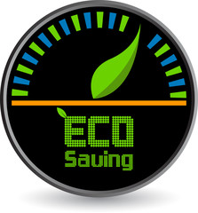 Sticker - Eco saving logo