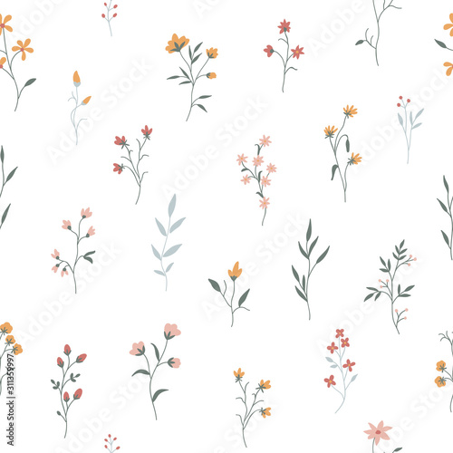 seamless-pattern-with-cute-flowers-and-plants-on-a-transparent-background-vector-illustration-for-wallpapers-cards-or-fabric