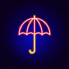 Sticker - Umbrella Neon Sign