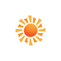 Wall Mural - sun logo vector design template. sun icon element collection.