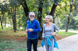 © pucko_ns - Mature couple man and woman jogging in the park
