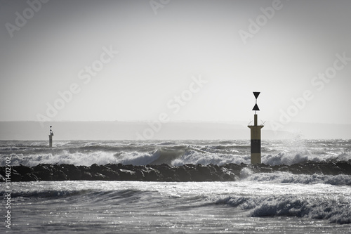 storm in the bay