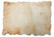Old papyrus document paper with burnt paper margins, 