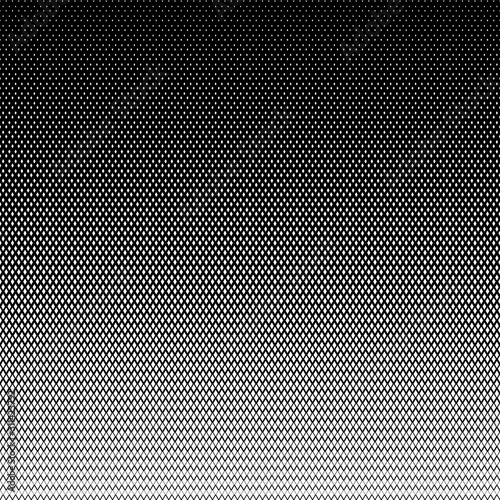 Geometric halftone background. Diamonds pattern.