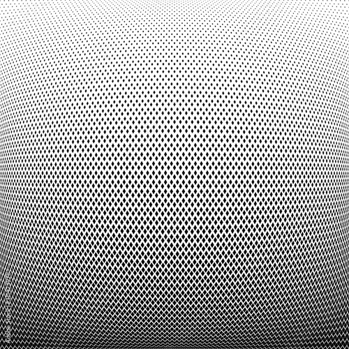 3D halftone background. Abstract spherical shape.