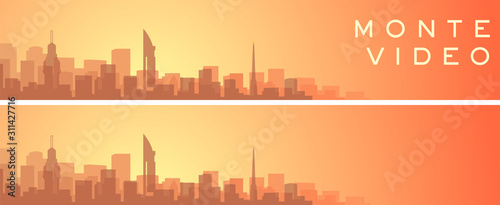 Montevideo Beautiful Skyline Scenery Banner