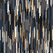 Spliced vector stripe. Geometric variegated background. Seamless camo ikat pattern with woven broken lines. Modern distorted pixel textile all over print. Trendy digital disrupted glitch tile repeat.