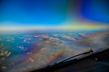 Winter Greenland overflight