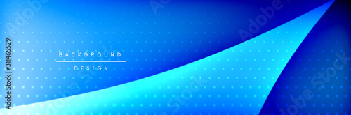 Flowing waves with 3d shadow effects and fluid gradients. Dynamic trendy abst...