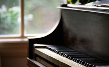 Antique Baby Grand Piano