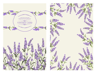 marriage invitation card with custom sign and flower frame. lavender frame for provence card. printa