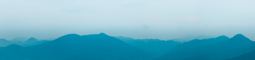Wall Mural - a continuous mountain. background of chinese ink painting.