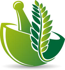 Sticker - herbal medicine logo