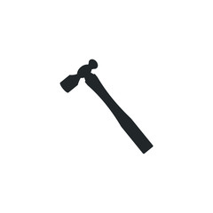 Poster - hummer icon template color editable. hammer symbol vector sign isolated on white background illustration for graphic and web design.
