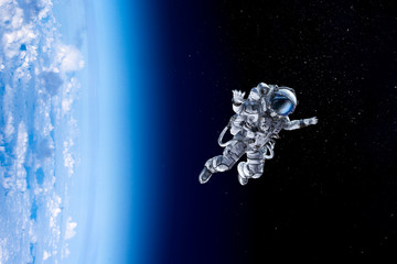 Wall Mural - exploring outer space. mixed media