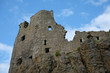 The ruins of Dunure Castle on the west coast of Scotland.