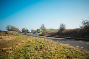 road in the countryside