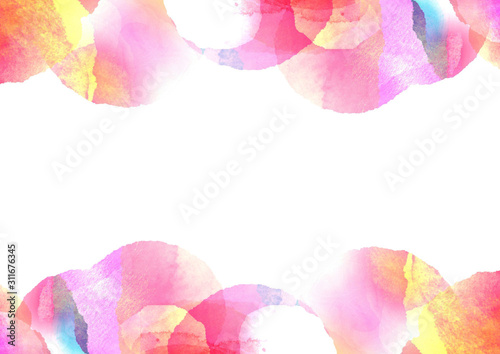 黄色ピンクさくら桜春背景イラストのイラスト素材 ベクタ Image