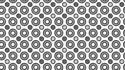 Poster - seamless pattern with circles