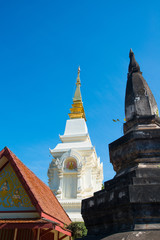 Wall Mural - Wat Phra That Bang Phuan is the old temple in Nongkhai of Thailand