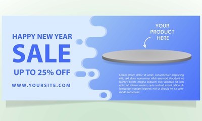 Wall Mural - web sales banner background design 01