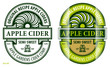 Apple cider label template