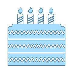 Sticker - Party Cake Icon