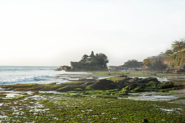 Sticker - A beautiful view of Tanah Lot temple in Bali, Indonesia.