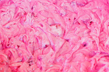 Bright Pink Uneven Yoghurt For Texture Background