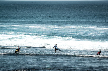 Sticker - A beautiful view of Uluwatu beach in Bali, Indonesia.