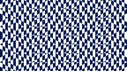 Fototapete - abstract geometric small pattern dark blue on a white background