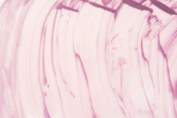 Poster - metallic paint brush stroke on white background 