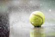 Softball in the pouring rain