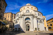 Rijeka, Croatia / 22nd March 2019: Cathedral of Saind Vid, Sveti Vid in Rijeka, Croatia