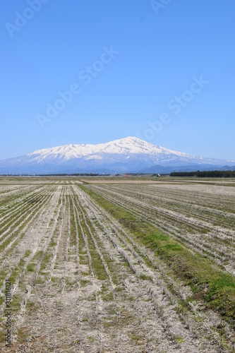 鳥海山 出羽富士 山形県の最高峰 標高2 236mの鳥海山 ちょうかいさん です 日本百名山 日本百景 日本の地質百選に選定されている活火山で 山頂に雪が積もった姿が富士山にそっくりなため 出羽富士 でわふじ と呼ばれ親しまれています Stock Photo 鳥海山 出羽富士 山形県の最高峰 標高2 236mの鳥海山 ちょうかいさん です 日本百名山 日本百景 日本の地質百選に選定されている活火山で 山頂に雪が積もった姿が富士山にそっくりなため 出羽富士 でわふじ と呼ばれ親しまれています Stock Photo