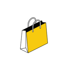 Poster - Shopping bags. Vector line, 3d stroke isometric, color web icon, new flat style. Creative illustration design, abstract idea for infographics.