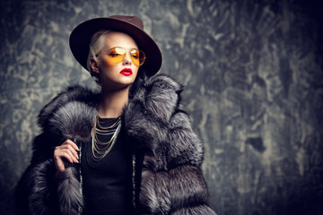 charming stylish lady