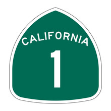 California State Route 1 Sign 