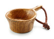 empty wooden bowl