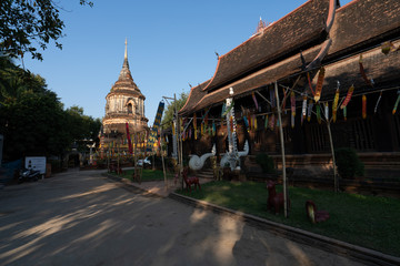 Sticker - buddhist temple in bangkok thailand