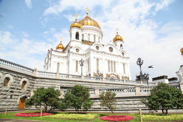 Wall Mural - The Cathedral of Christ the Savior, Moscow, Russia