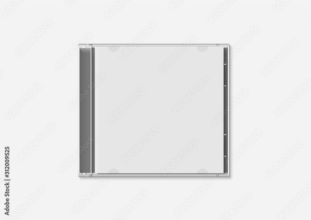 CD JACKET - WHITE BASE - obrazy, fototapety, plakaty 