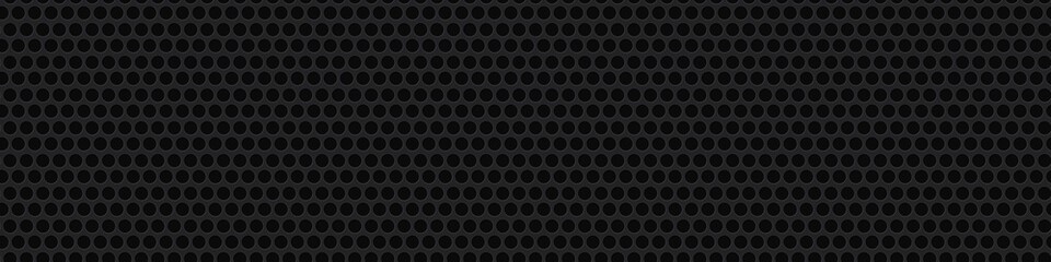 gz637 GrafikZeichnung - english - pattern seamless. horizontal surface with holes in metal / perforated plate. metallic mesh metal texture background. simple template - round hole banner 4to1 - g8851