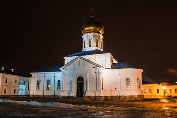 Wall Mural - monastery at night