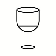 Unique Drink II Vector Line Icon