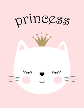 Cute Princess Cat